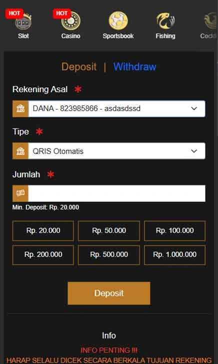 cara deposit AI Meta Hack Slot Injector Mode Fix
